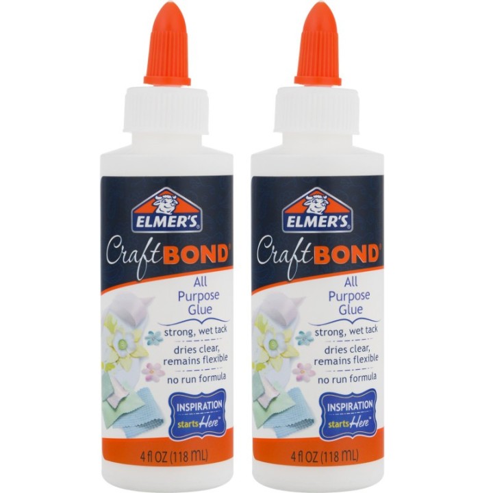 Elmer's® Craft Bond All Purpose Craft Glue, 4oz., Pack of 2