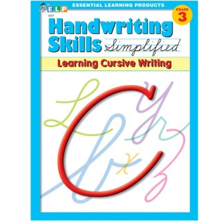 Essential Learning Products Handwriting Skills Simplified Book: Learning Cursive Writing