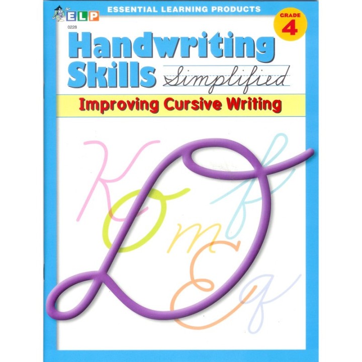Essential Learning Products Handwriting Skills Simplified Book: Improving Cursive Writing