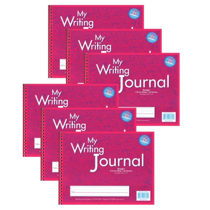 Zaner-Bloser® My Writing, Journal, Grade 1, Pink, Pack of 6