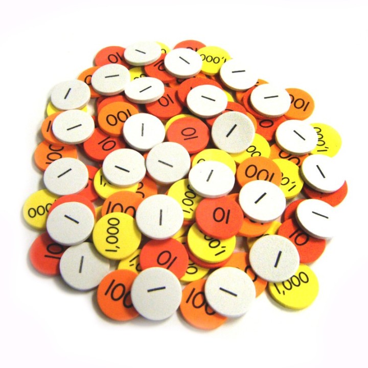 Sensational Math™ Class Set Place Value Discs, 1500 Discs