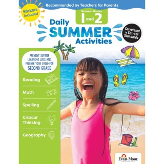 Evan-Moor Educational Publishers Daily Summer Activities, Moving from 1st Grade to 2nd Grade