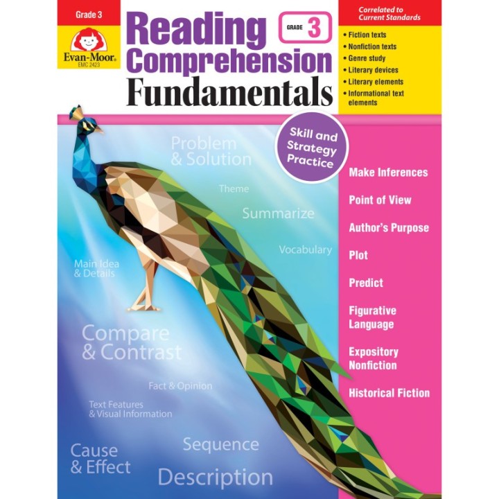 Evan-Moor Educational Publishers Reading Comprehension Fundamentals, Grade 3