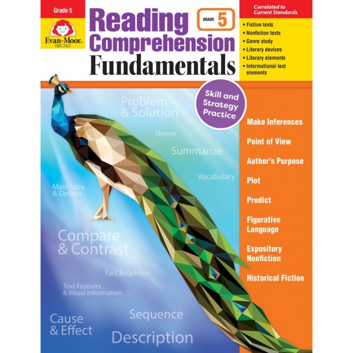Evan-Moor Educational Publishers Reading Comprehension Fundamentals, Grade 5