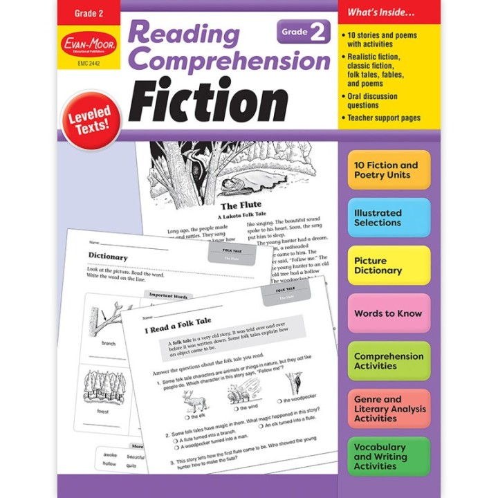 Evan-Moor Educational Publishers Reading Comprehension: Fiction, Grade 2