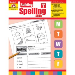 Evan-Moor Educational Publishers Building Spelling Skills, Teacher's Edition, Grade 2
