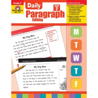 Evan-Moor Educational Publishers Daily Paragraph Editing Book, Grade 2
