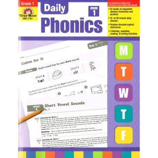 Evan-Moor Educational Publishers Daily Phonics Book, Teacher's Edition, Grade 1
