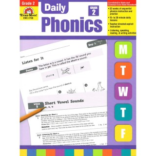 Evan-Moor Educational Publishers Daily Phonics Book, Teacher's Edition, Grade 2