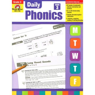 Evan-Moor Educational Publishers Daily Phonics Book, Teacher's Edition, Grade 3