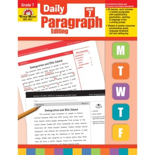 Evan-Moor Educational Publishers Daily Paragraph Editing Book, Grade 7