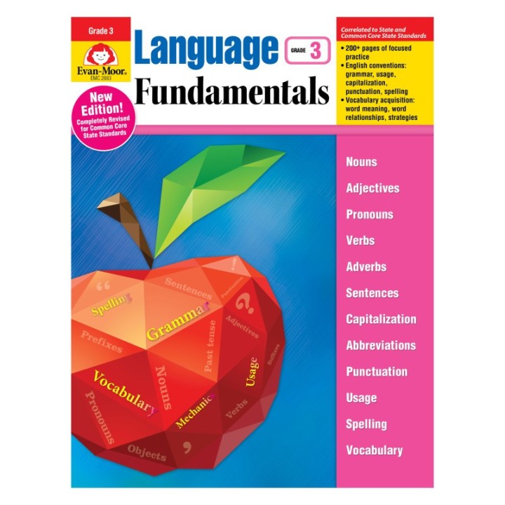 Evan-Moor Educational Publishers Language Fundamentals, Grade 3 - Teacher Reproducibles, Print