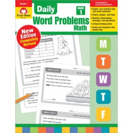 Evan-Moor Educational Publishers Daily Word Problems Math, Grade 1