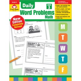 Evan-Moor Educational Publishers Daily Word Problems Math, Grade 3