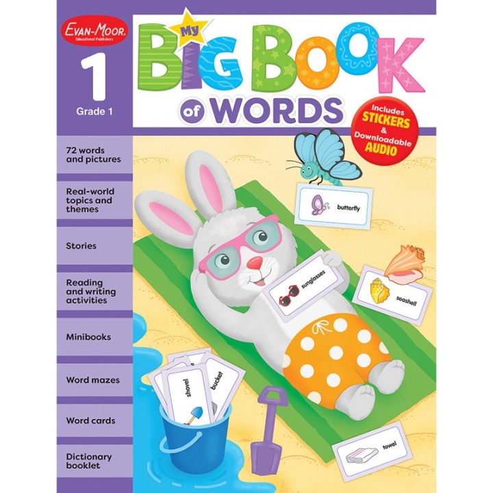 Evan-Moor Educational Publishers My First Big Book of Words, Grade 1