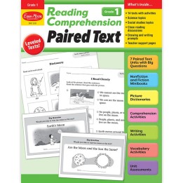 Evan-Moor Educational Publishers Reading Comprehension: Paired Text, Grade 1
