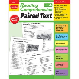Evan-Moor Educational Publishers Reading Comprehension: Paired Text, Grade 4