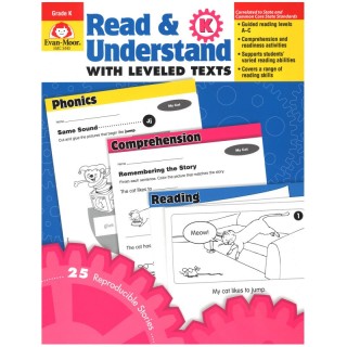 Evan-Moor Educational Publishers Read & Understand with Leveled Texts Book, Grade K