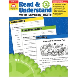 Evan-Moor Educational Publishers Read & Understand with Leveled Texts Book, Grade 2