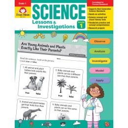 Evan-Moor Educational Publishers Science Lessons and Investigations, Grade 1