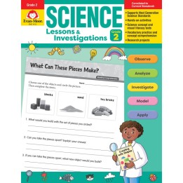 Evan-Moor Educational Publishers Science Lessons and Investigations, Grade 2