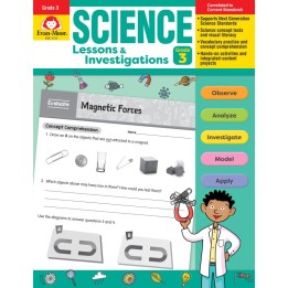 Evan-Moor Educational Publishers Science Lessons and Investigations, Grade 3