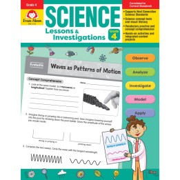 Evan-Moor Educational Publishers Science Lessons and Investigations, Grade 4
