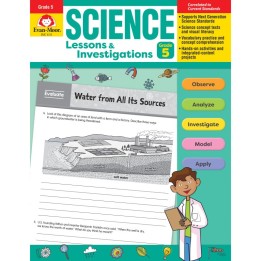 Evan-Moor Educational Publishers Science Lessons and Investigations, Grade 5