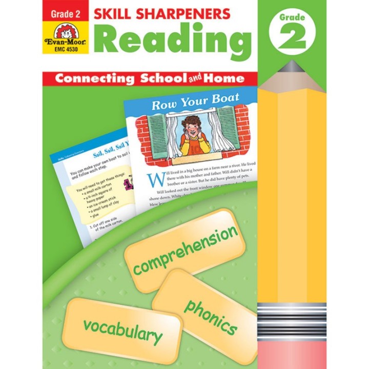 Evan-Moor Educational Publishers Skill Sharpeners Reading Book, Grade 2