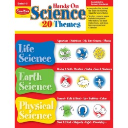 Evan-Moor Educational Publishers Hands-On Science 20 Themes Book, Grades 1-3
