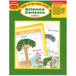 Evan-Moor Educational Publishers Take It to Your Seat Science Centers Book, Grades PreK-K