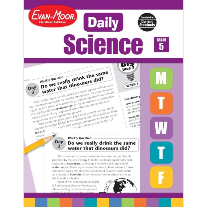 Evan-Moor Educational Publishers Daily Science Book, Grade 5