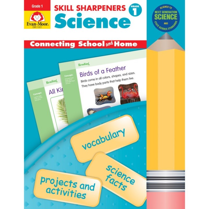 Evan-Moor Educational Publishers Skill Sharpeners Science, Grade 1