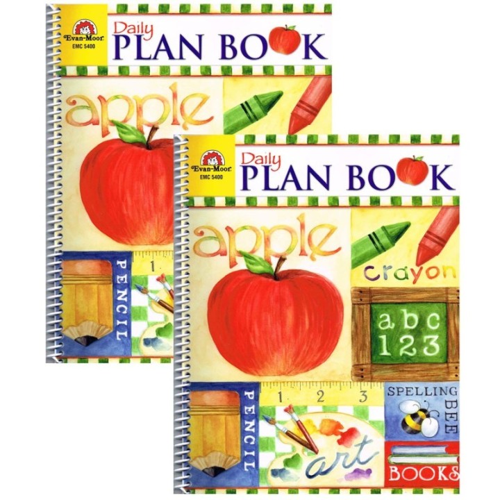 Evan-Moor Educational Publishers School Days Daily Plan Book, Pack of 2