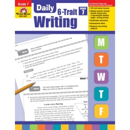 Evan-Moor Educational Publishers Daily 6-Trait Writing, Teacher's Edition, Grade 7