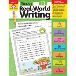 Evan-Moor Educational Publishers Weekly Real-World Writing, Grades 1-2