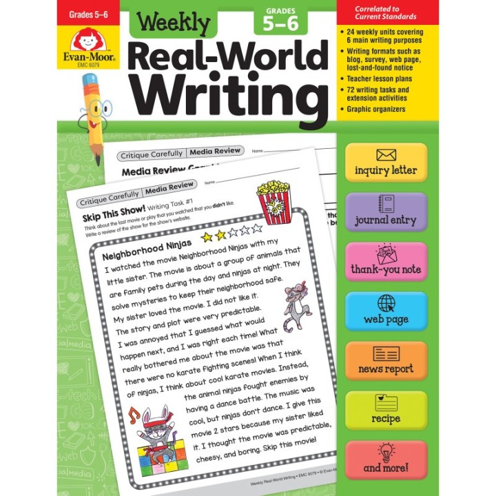 Evan-Moor Educational Publishers Real World Writing Grades 5-6