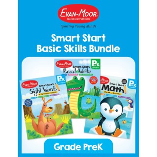 Evan-Moor Educational Publishers Smart Start Activity Book Basic Skills Bundle, Grade PreK
