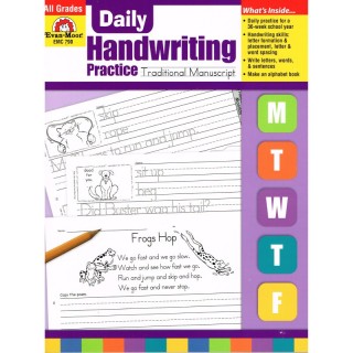 Evan-Moor Educational Publishers Daily Handwriting Practice Book: Traditional Manuscript