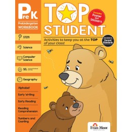 Evan-Moor Educational Publishers Top Student Activity Book, Grade PreK