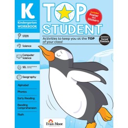 Evan-Moor Educational Publishers Top Student Activity Book, Grade K