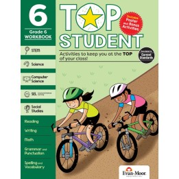 Evan-Moor Educational Publishers Top Student Activity Book, Grade 6