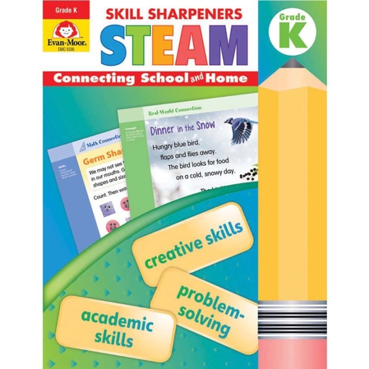 Evan-Moor Educational Publishers Skill Sharpeners STEAM, Grade K