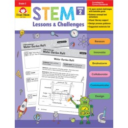 Evan-Moor Educational Publishers STEM Lessons & Challenges, Grade 2
