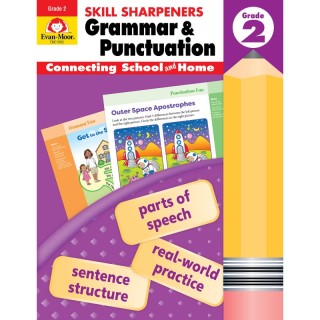 Evan-Moor Educational Publishers Skill Sharpeners: Grammar & Punctuation Activity Book, Grade 2