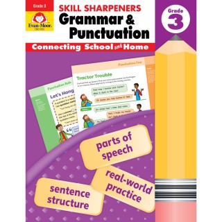 Evan-Moor Educational Publishers Skill Sharpeners: Grammar & Punctuation Activity Book, Grade 3