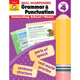 Evan-Moor Educational Publishers Skill Sharpeners: Grammar & Punctuation Activity Book, Grade 4