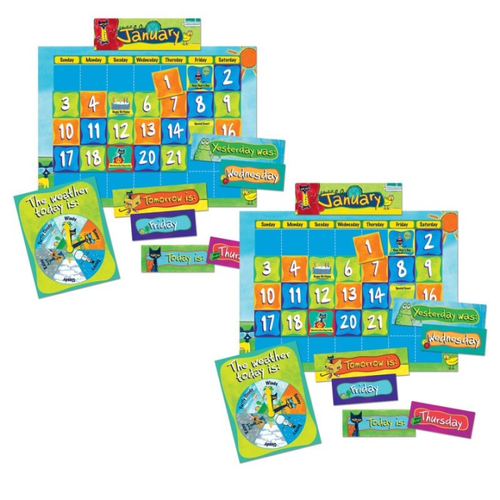 Edupress™ Pete The Cat Calendar Kit, 2 Kits