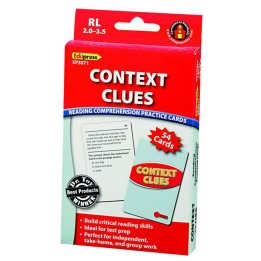 Edupress™ Context Clues Practice Cards, Levels 2.0-3.5