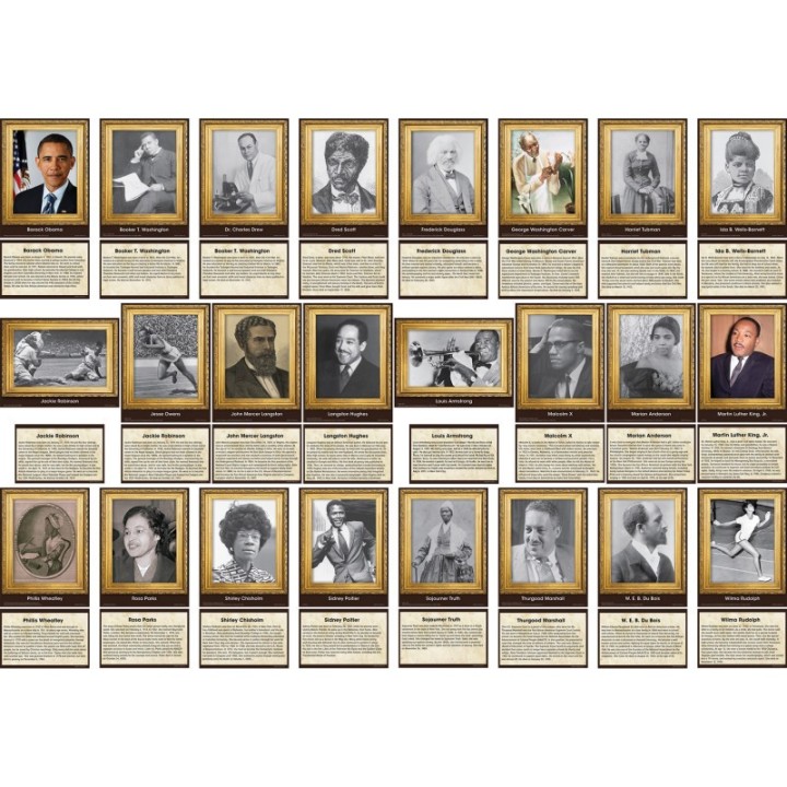 Edupress™ Influential Black Americans Accents, Pack of 48